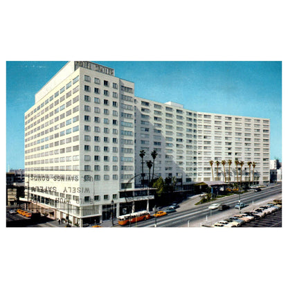 Vintage Postcard - The Statler Center Los Angeles California 1956 AD9