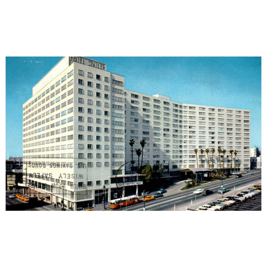 Vintage Postcard - The Statler Center Los Angeles California 1956 AD9