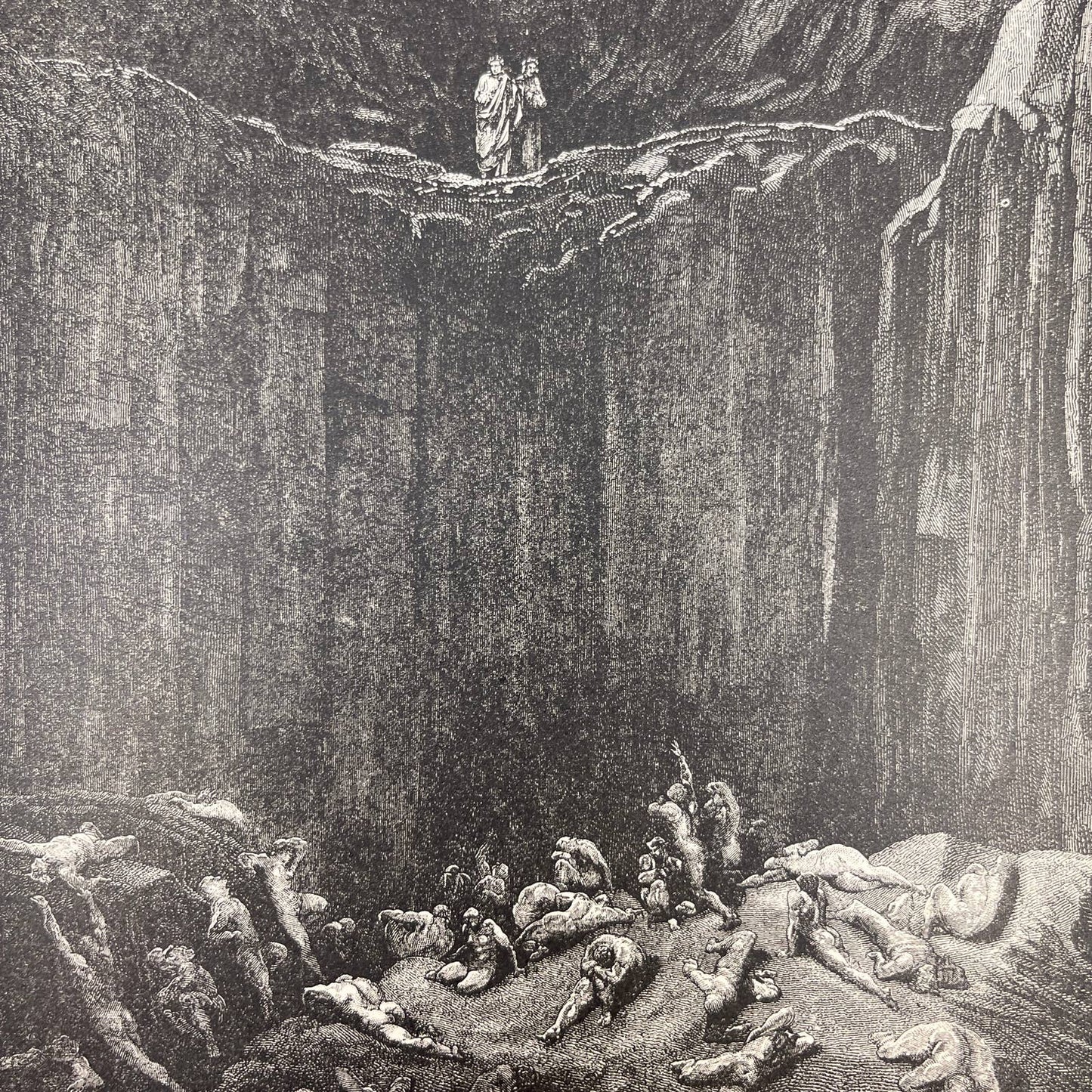 Original 1880s Gustave Dore Engraving Dante Then my sight Was livelier FL4