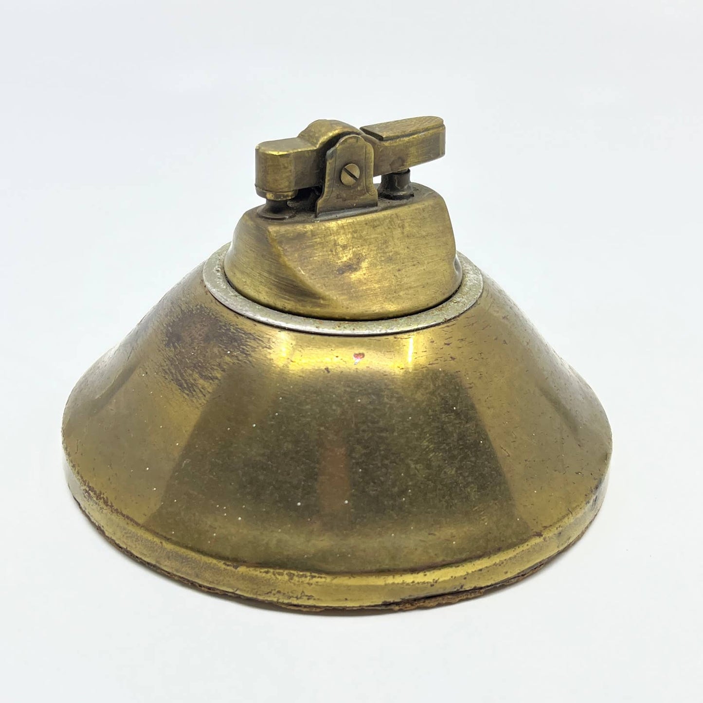 Vintage Solid Brass Table Lighter TC8