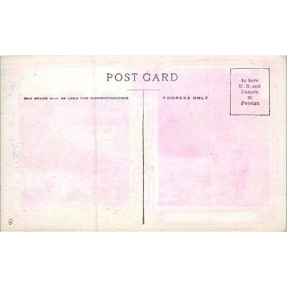 Art Galleries, Library Vatican Rome 1909 Original Postcard P2-8
