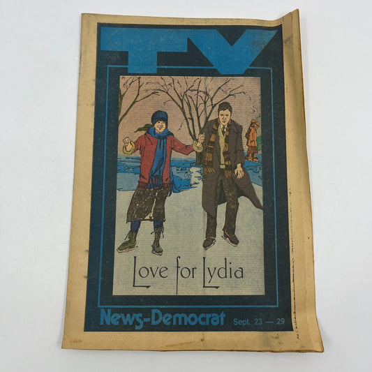 1979 Sep 23 Bellville IL News-Democrat TV Listings Magazine Love for Lydia A18