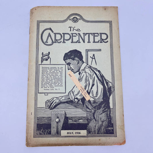 1936 July The Carpenter Magazine Vol. LVI No. 7 TF2