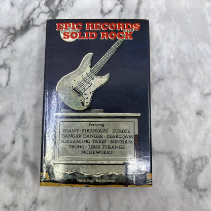 EPIC RECORDS SOLID ROCK (PROMO) (CASSETTE ALBUM) - Cassette Tape TD8-71