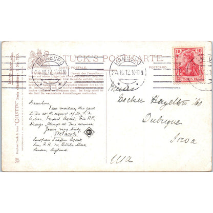 Hamburg Kunsthalle Raphael Tuck Oilette Original Postcard P2-12