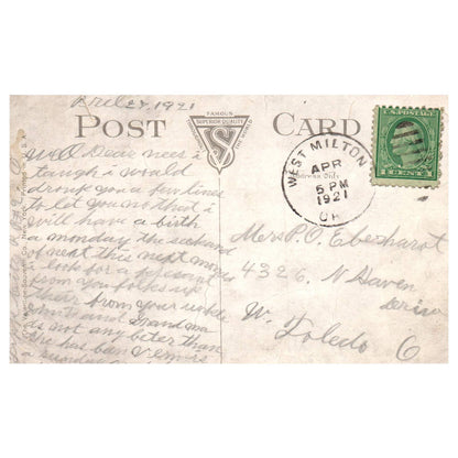 Four Branches of the Navy 1921 - Original Postcard TJ8-5