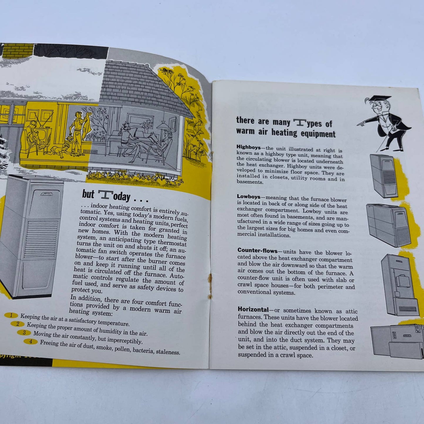 1950s Mueller Climatrol Air Heating Equipment Advertising Booklet Brochure TH8