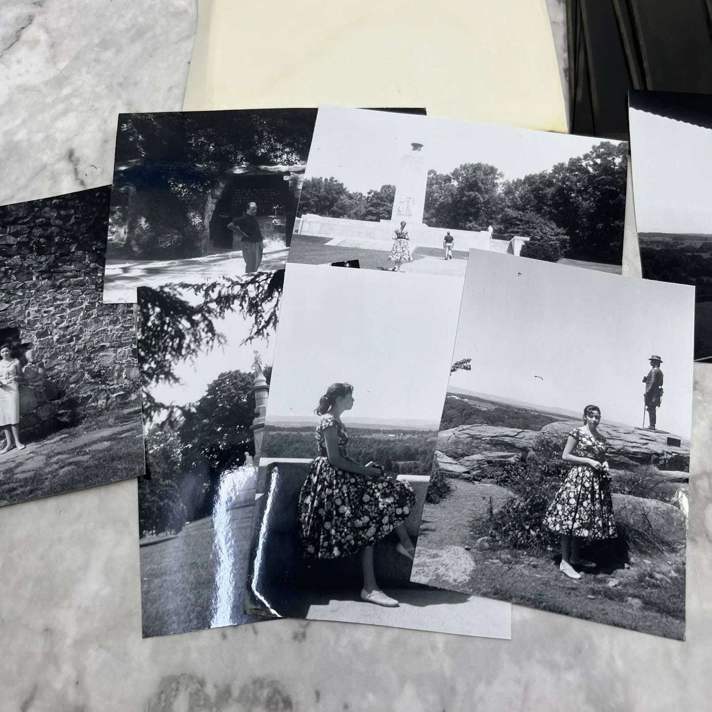 1958 Collection of Photos & Negatives Gettysburg Trip TJ9-PG5