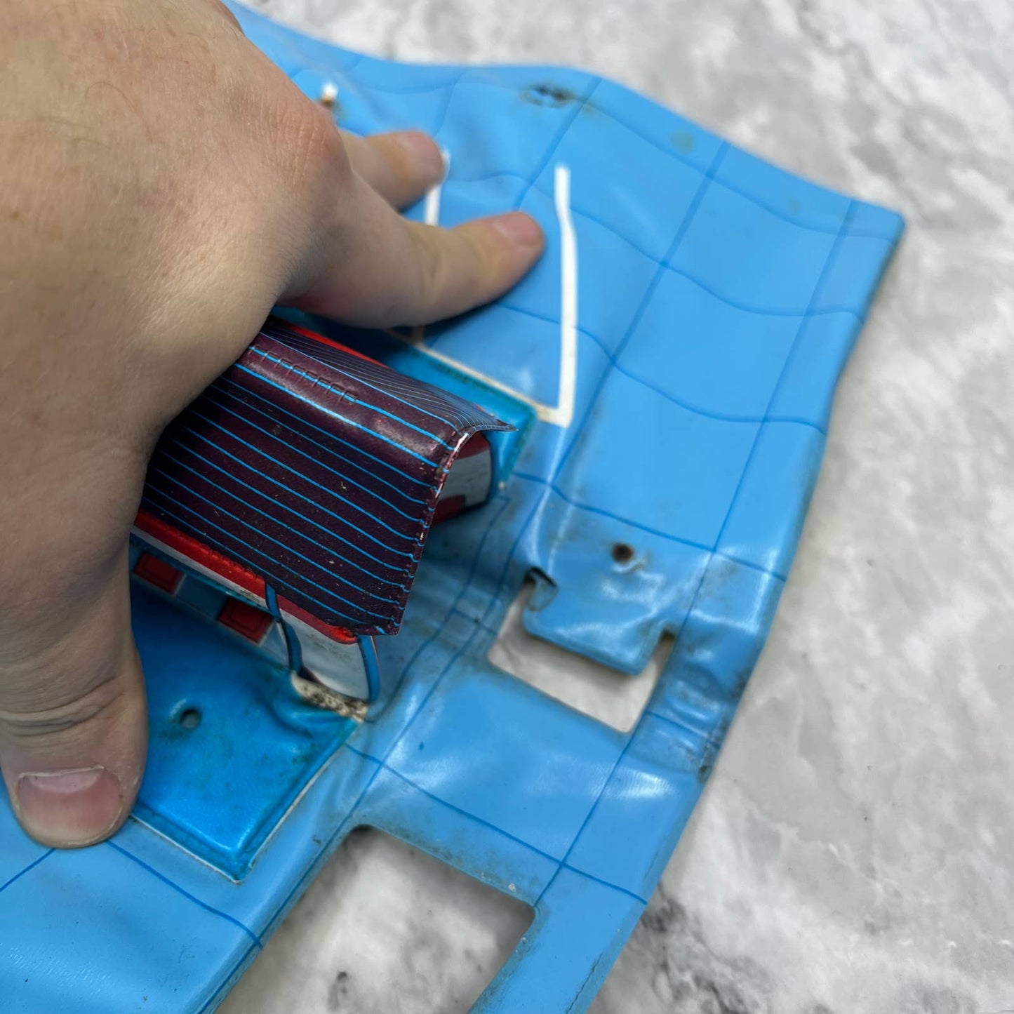 Vintage Hot Wheels 1968 Pop Up Speed Shop Service Station Mattel TK1