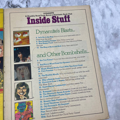 Dynamite Magazine "Let's Go To The Hop!" Elvis Presley June 1976 #24 TJ4