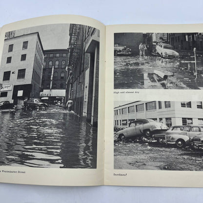 1954 Hurricane Pictorial Booklet Vintage Weather Disaster Providence RI TH8