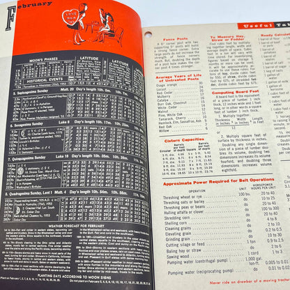 1958 Standard Oil Farm Almanac TE8
