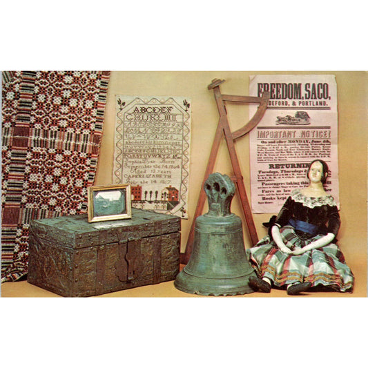 Rare Toys at Maine Historical Society Museum Portland ME Original Postcard PB10