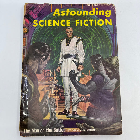 1958 March ASTOUNDING Science Fiction Digest Magazine Dean McLaughlin TH9