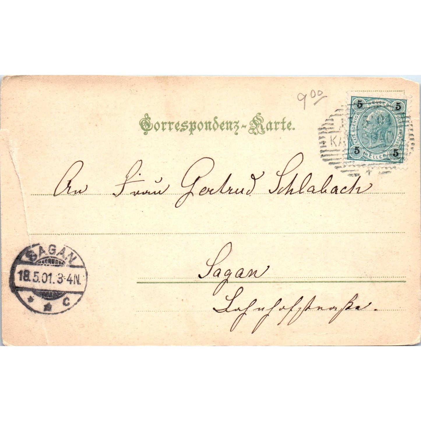 1901 Interior, Sprudet, KARLSBAD, Czech Republic Original Postcard TK1-24