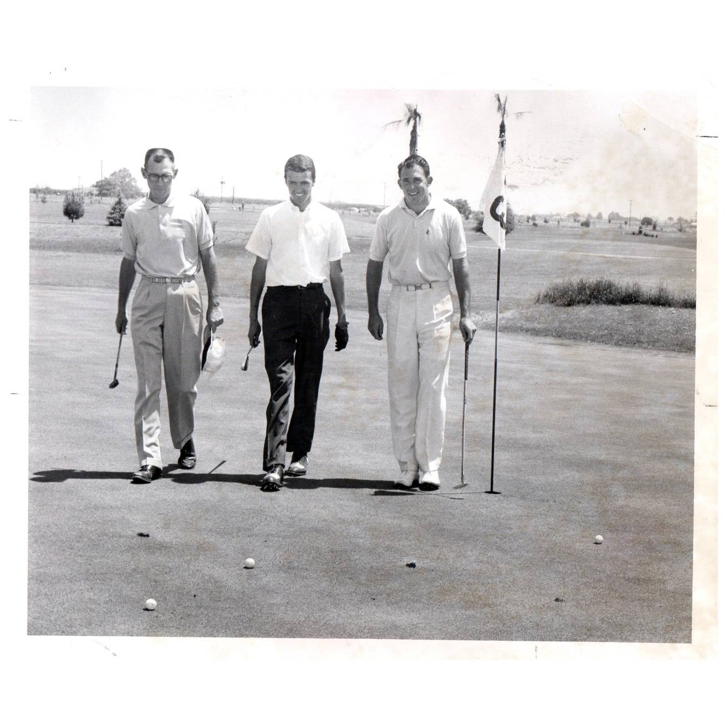 1958 Press Photo Golf Hanna, VanLinge, Brodie Belmont CC Amateurs 7x9" AD2