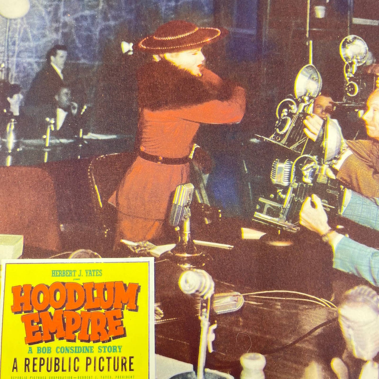 1952 HOODLUM EMPIRE Movie Lobby Card #7 Brian Donlevy Claire Trevor 11x14” FL3