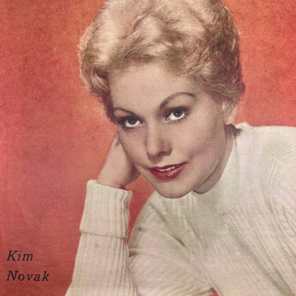 1959 KIM NOVAK Sunday New York News Coloroto Magazine Cover Only FL4