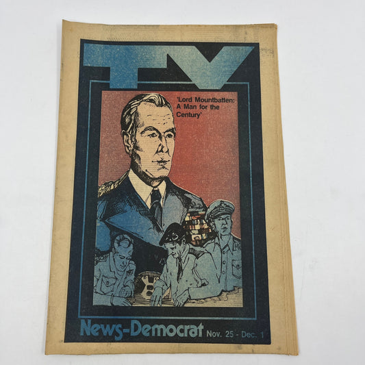 1979 Nov 25 Bellville IL News-Democrat TV Listing A Man for the Century L4-1