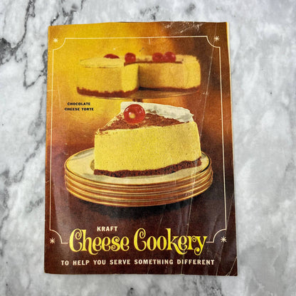 Vintage Kraft Cheese Cookery Recipe Pamphlet Cookbook  TJ4