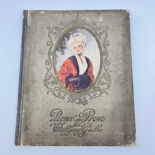 1880s Poems and Prose from Wolfgang Goethe Printed in Vienna Illustrated TF2