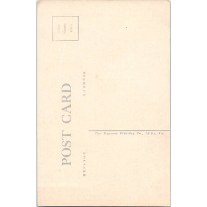 Vintage Postcard Salem Lutheran Church Lincoln PA TD8-P2