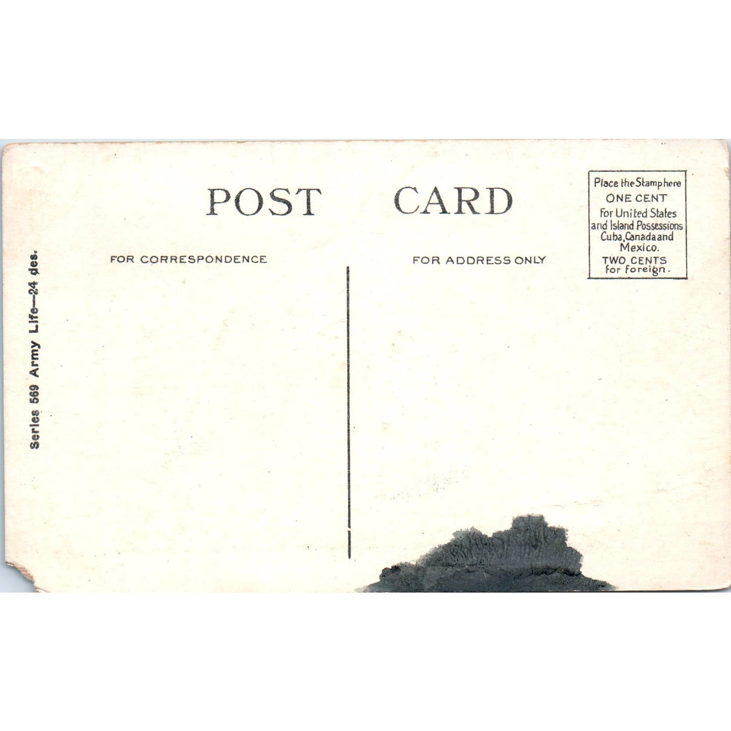 Field Artillery in Action at Military Camp - Original Postcard TJ7-RP1