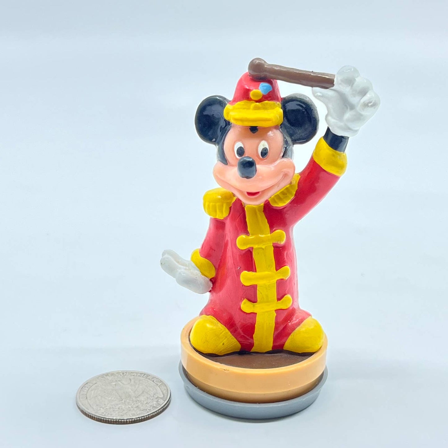 Fantasia Mickey Mouse Disney Applause Vintage Stamper 3-1/2" TF9