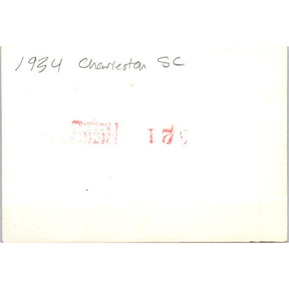 1934 Photo African American Shoe Shine Boy Charleston SC 2.5x3.5 TJ9-PG7