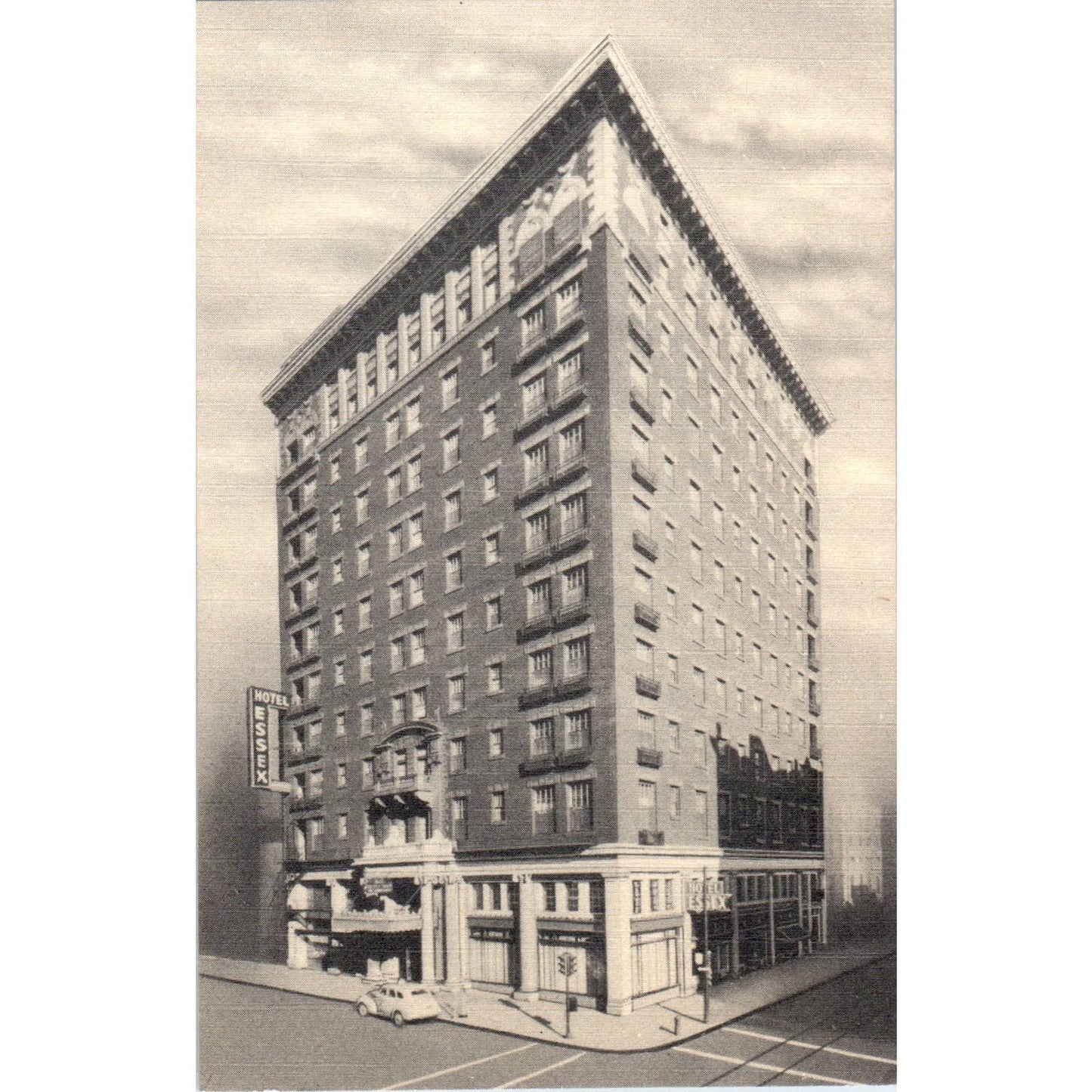 Vintage Postcard The Essex Hotel Filbert St. Philadelphia PA TI1-1