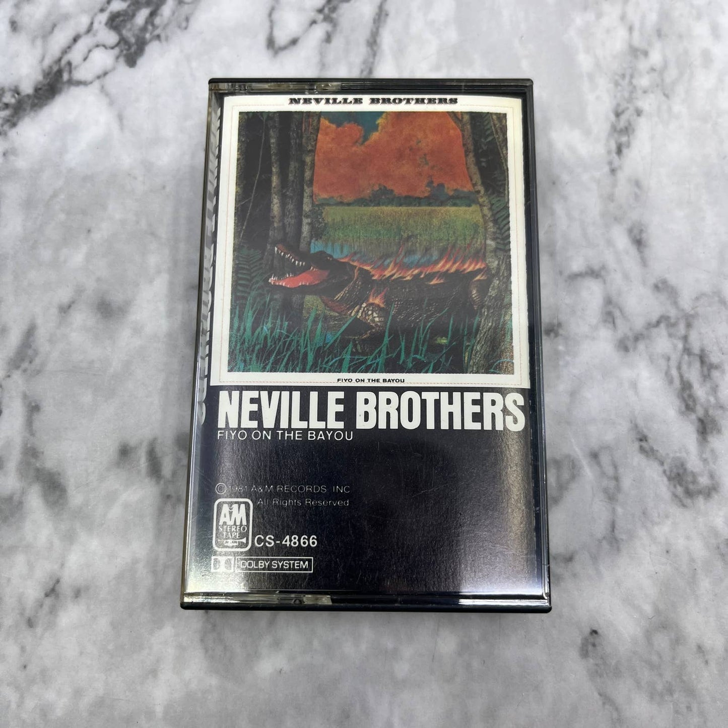Neville Brothers - Fiyo on the Bayou Cassette Tape TD8-68