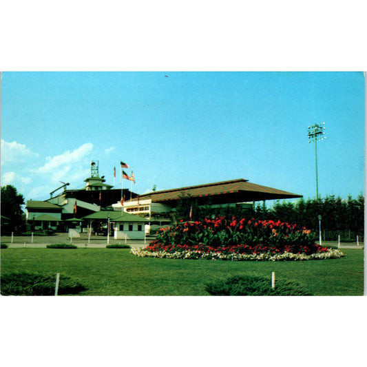 Saratoga Springs NY Raceway Original Postcard TK1-23