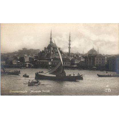 Constantinople Mosquee Valide RPPC Original Postcard TK1-21