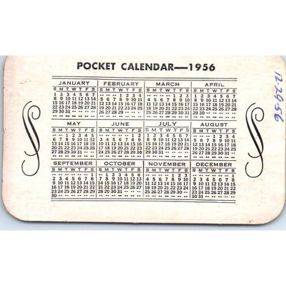 1956 City Loan Company Credit Card Milwaukee Obsolete SE5