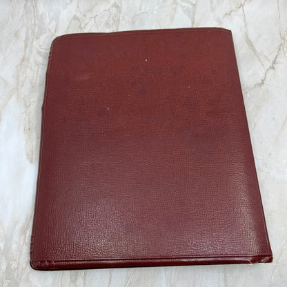 Vintage Beachcraft Match Cover Album BURGUNDY matchcover matchbook TC9