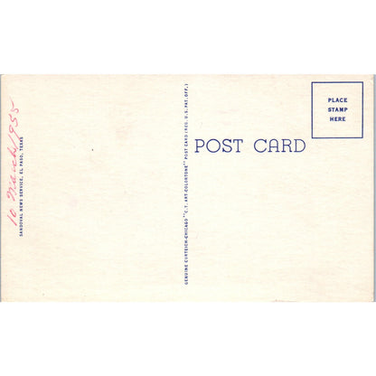 Bull Fighting Ring Ciudad Juarez Mexico Original Postcard P1-13