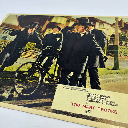 1956 Too Many Crooks Terry Thomas George Cole British Lobby Card FL4