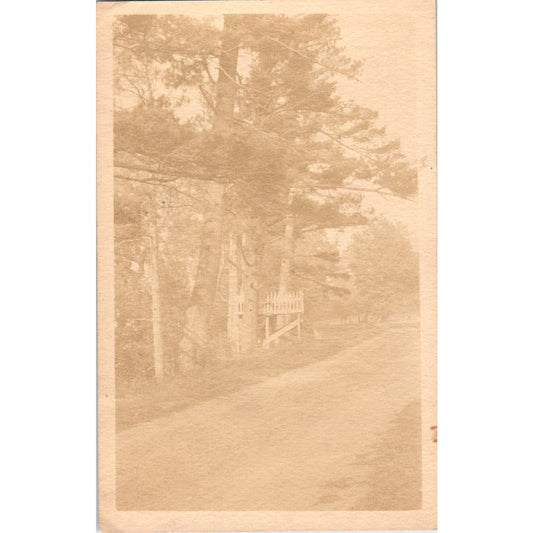 1908 Country Road RPPC Original Postcard P3-3