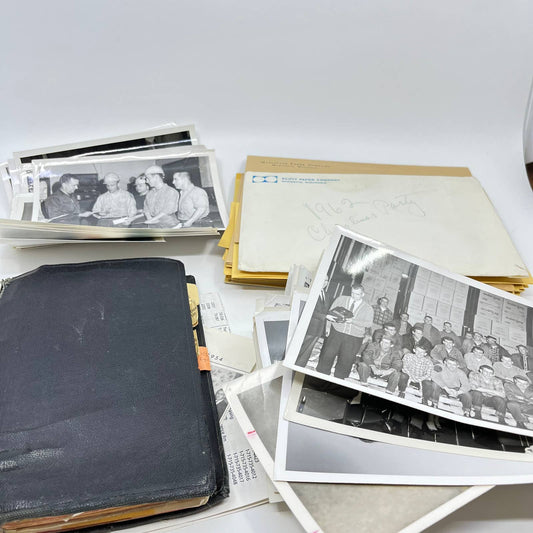 Huge Lot 1950s - 60s Marinette & Scott Paper Company Photos & Ephemera WI TF7