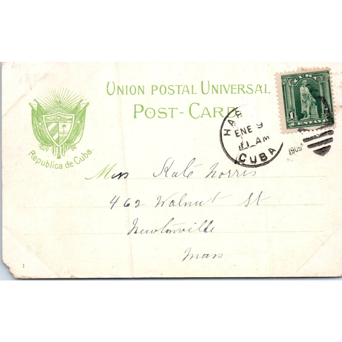 Prado and Promenade c1906 Havana Cuba Original Postcard TK1-P16