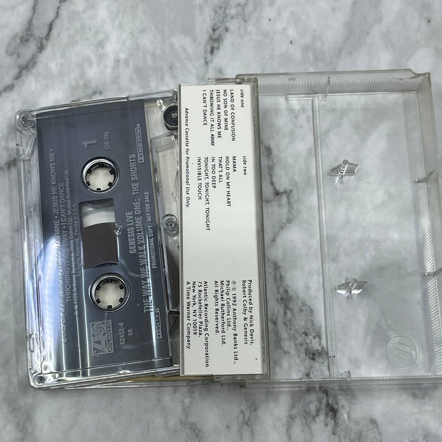 Genesis The Way We Walk Volume 1 PROMO ADVANCE Cassette Tape TJ6-77