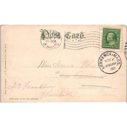 Lyman Gymnasium Brown University Providence RI 1909 - Original Postcard TJ9-P1