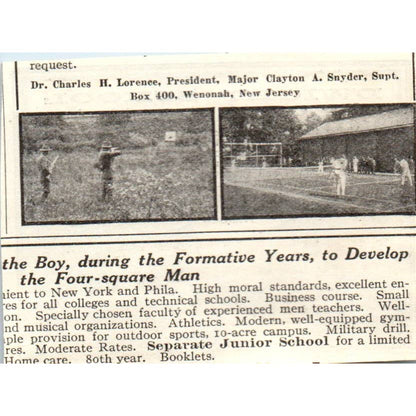 c1920 Harper's Magazine Ad - Dwight School For Girls Englewood New Jersey EA3