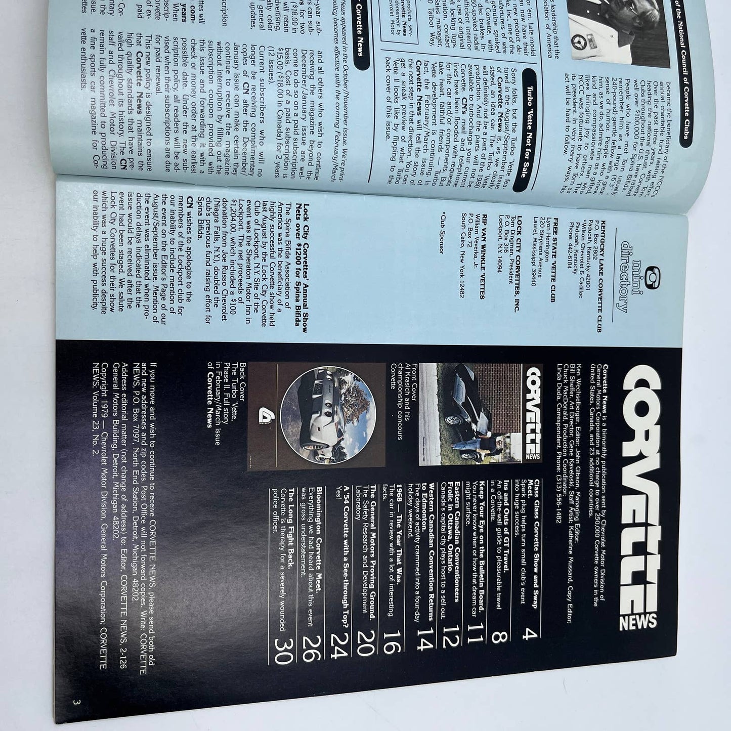 1980 Dec/Jan Corvette News Magazine AL Krasich Turbo Vette Phase 2 TG1