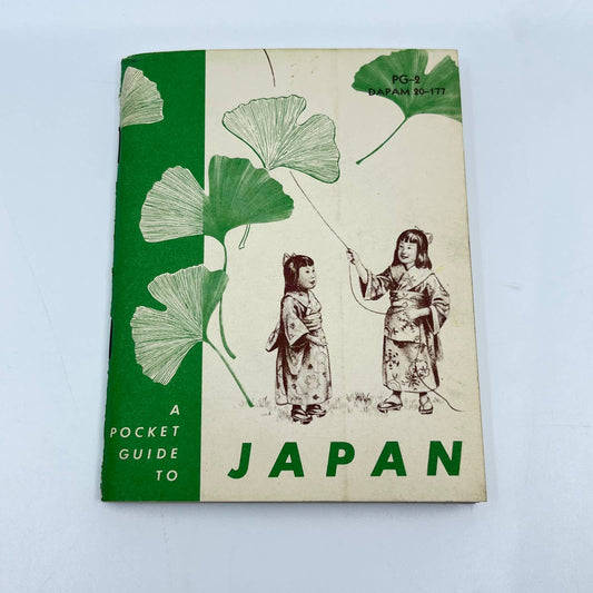 1952 A Pocket Guide To Japan - US Armed Forces Department of Defense  SC7