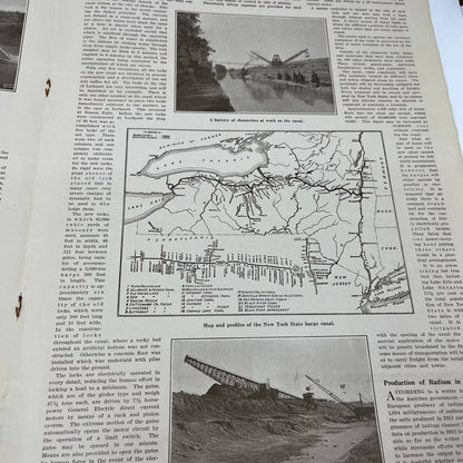 1914 Scientific American February 28 Magazine Unicycle Stabilized Gyroscope TH6