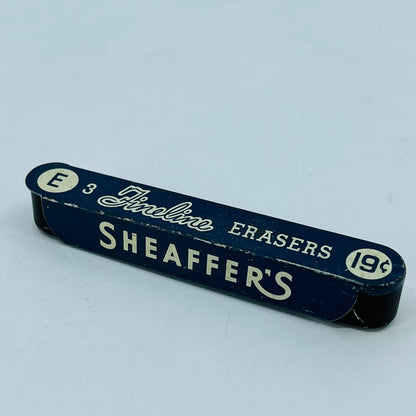 1940s Scheaffer’s Fineline Erasers E Metal Box 1 Eraser SC3