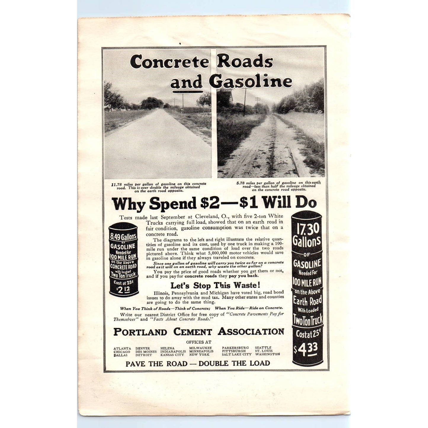 c1920 Harper's Ad - Granite Tombstones Botwell, Milne & Varnum Montpelier EA3