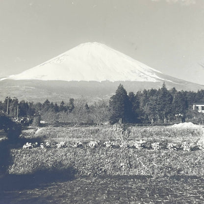 1940s Original WWII Era Photograph Set of 2 Mt. Fuji Japan 4x6” SC5