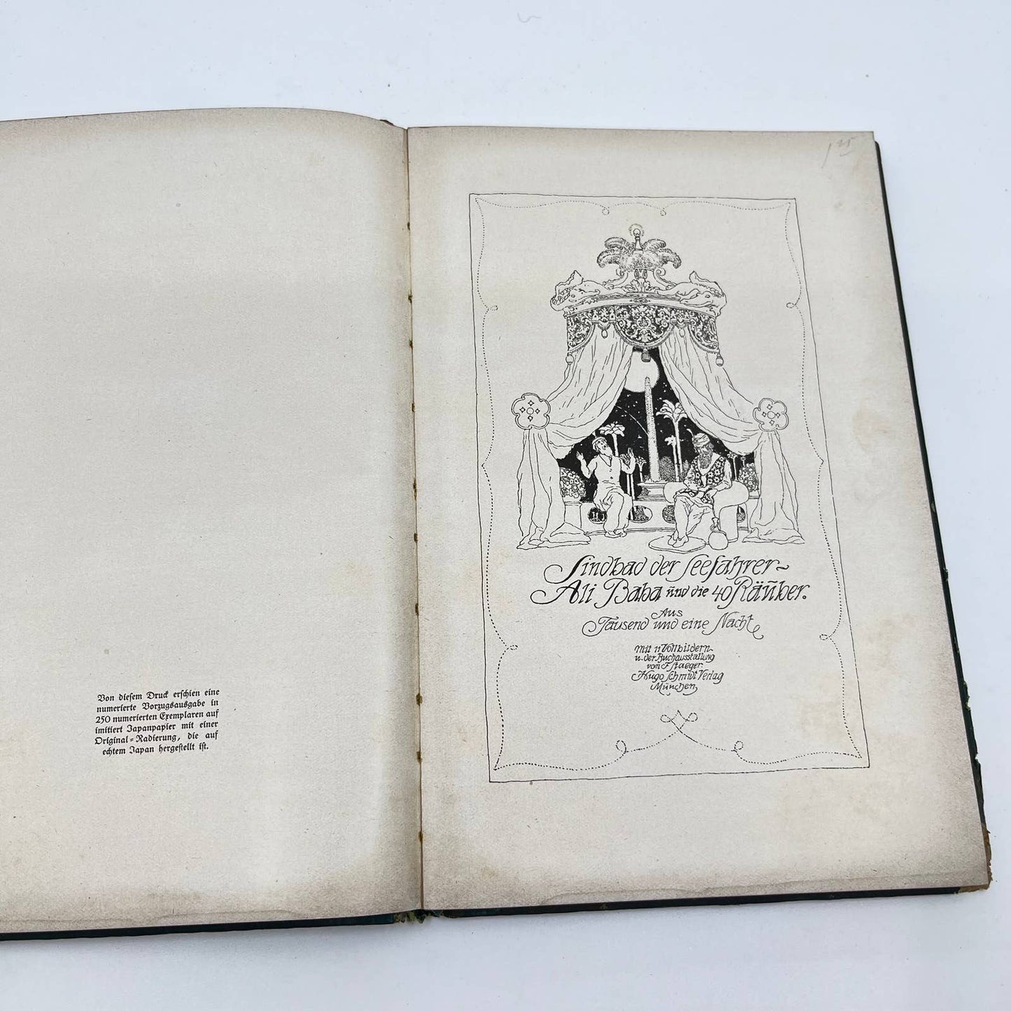 1921 German Arabian Nights Sindbad Der Seefahrer Ali Baba Und 40 Räñber TF3